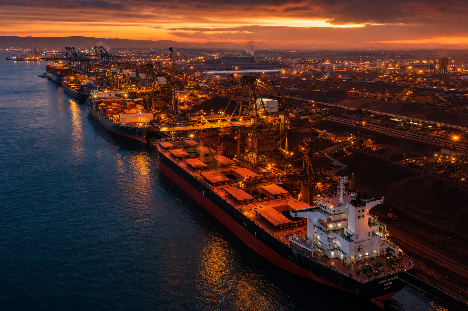 Global commodity logistics