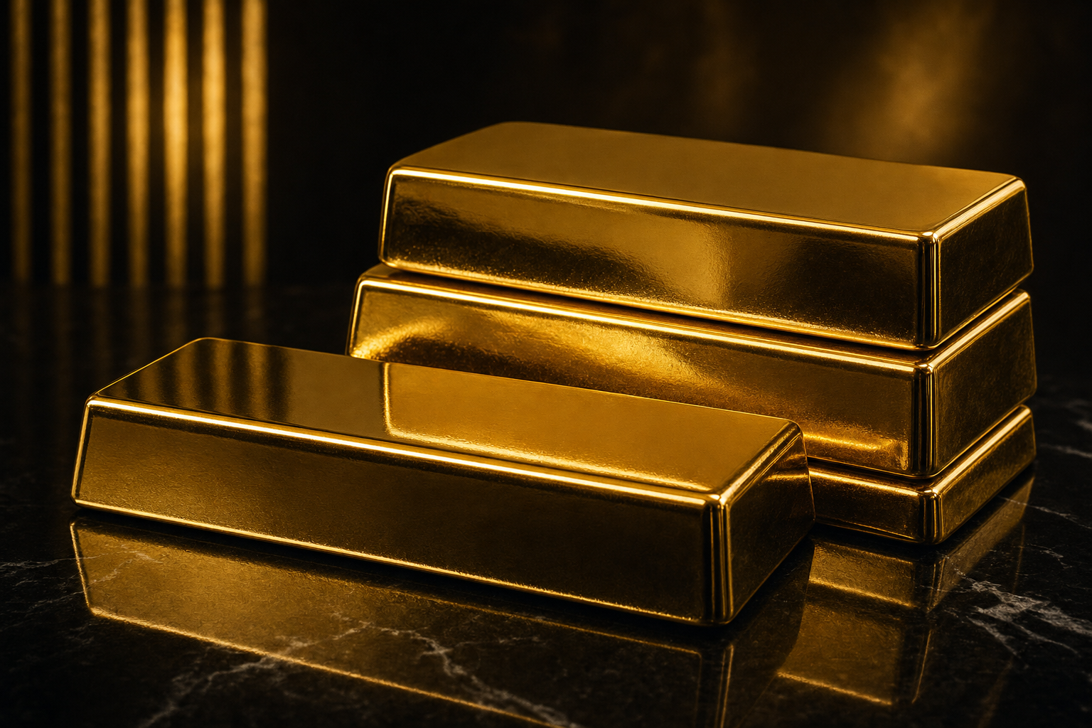 Gold bullion bars