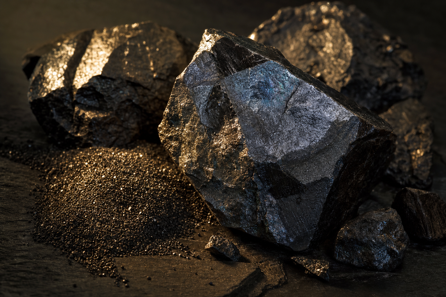 Ilmenite mineral specimen